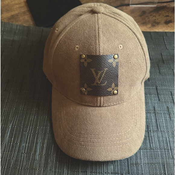 New Luxe Baseball Cap - Handmade with Original Monogram Canvas - Unisex! - Picture 1 of 5